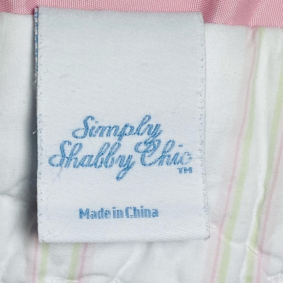 Simply Shabby Chic Full Reversible Quilt Cherry Blossom Pink Satin - Picture 5 of 8